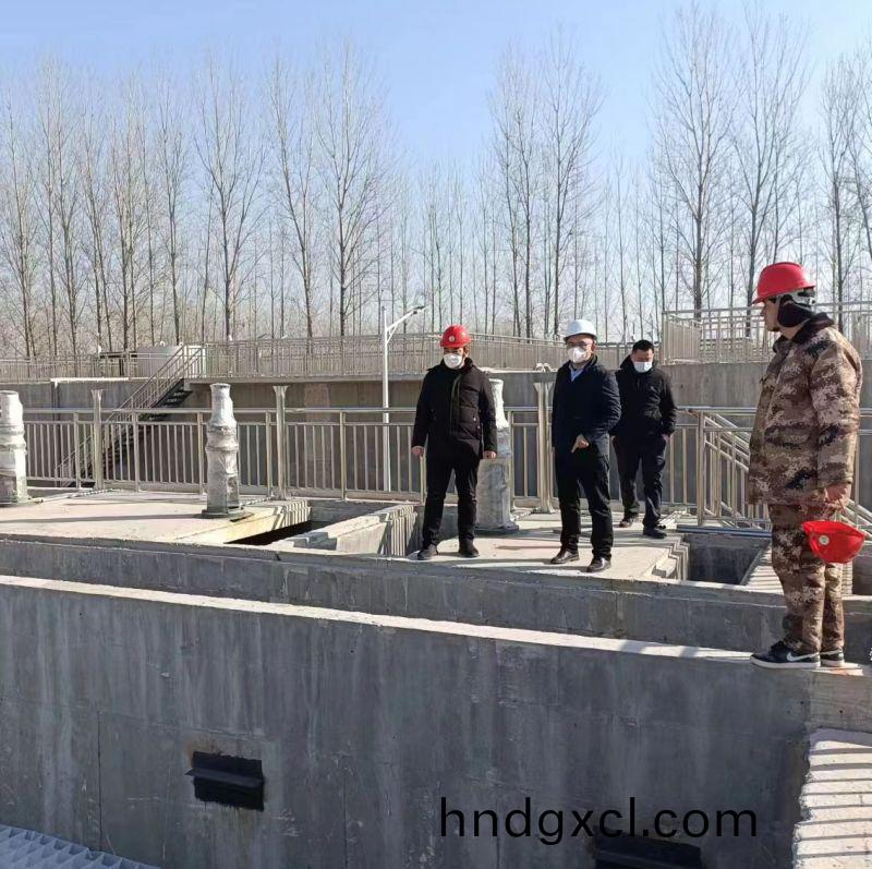 河南萬川環(huan)保(bao)董事長赴濮陽(yang)範縣汚水處理廠現場視詧指導工作